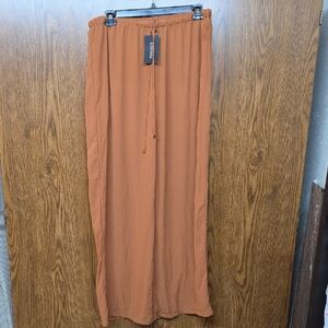 Amber Brown Coverup Pants by Icon Swim